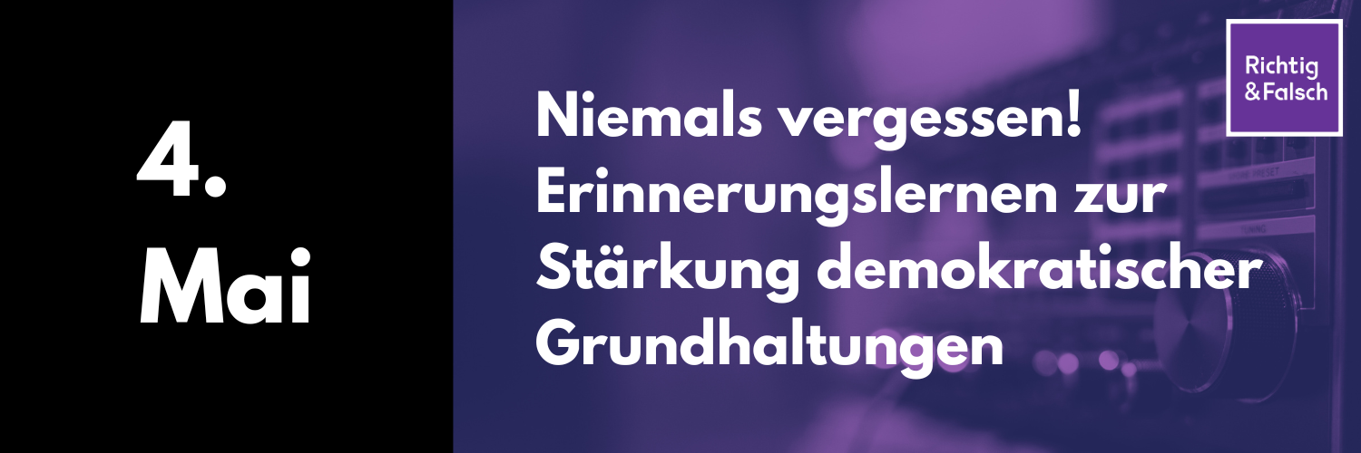 4. Mai 2025: Richtig & Falsch. Podcast für Politische Bildung